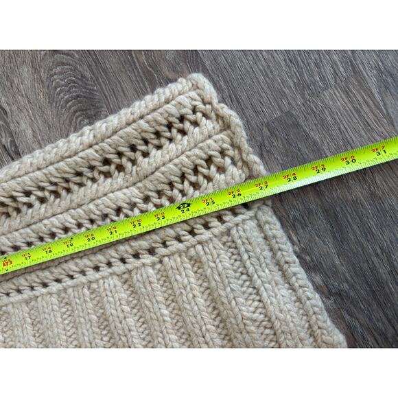 New Scotland Alpaca Wool Chunky Cardigan Sweater Small - Picture 7 of 7